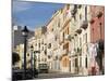 House Fronts and Laundry, Trapani, Sicily, Italy-Ken Gillham-Mounted Photographic Print