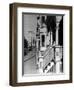 House Fronts in New Bedford-Jack Delano-Framed Photographic Print