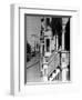 House Fronts in New Bedford-Jack Delano-Framed Photographic Print