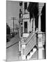 House Fronts in New Bedford-Jack Delano-Mounted Photographic Print