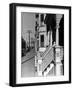 House Fronts in New Bedford-Jack Delano-Framed Photographic Print