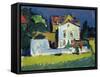 House in a Landscape-Ernst Ludwig Kirchner-Framed Stretched Canvas