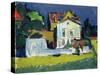 House in a Landscape-Ernst Ludwig Kirchner-Stretched Canvas