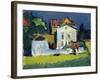 House in a Landscape-Ernst Ludwig Kirchner-Framed Giclee Print