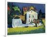 House in a Landscape-Ernst Ludwig Kirchner-Framed Giclee Print