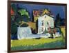 House in a Landscape-Ernst Ludwig Kirchner-Framed Giclee Print