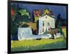 House in a Landscape-Ernst Ludwig Kirchner-Framed Giclee Print