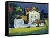 House in a Landscape-Ernst Ludwig Kirchner-Framed Stretched Canvas