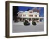 House in a Snow Covered Landscape-null-Framed Photographic Print