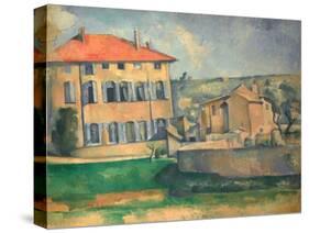 House in Aix, 1885-1887-Paul Cézanne-Stretched Canvas