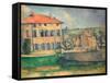 House in Aix, 1885-1887-Paul Cézanne-Framed Stretched Canvas