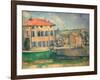 House in Aix, 1885-1887-Paul Cézanne-Framed Giclee Print