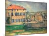 House in Aix, 1885-1887-Paul Cézanne-Mounted Giclee Print