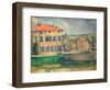 House in Aix, 1885-1887-Paul Cézanne-Framed Premium Giclee Print