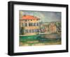 House in Aix, 1885-1887-Paul Cézanne-Framed Premium Giclee Print