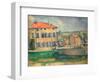 House in Aix, 1885-1887-Paul Cézanne-Framed Premium Giclee Print