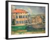 House in Aix, 1885-1887-Paul Cézanne-Framed Giclee Print