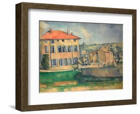 House in Aix, 1885-1887-Paul Cézanne-Framed Giclee Print