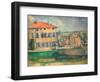 House in Aix, 1885-1887-Paul Cézanne-Framed Giclee Print