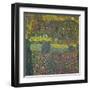 House in Attersee-Gustav Klimt-Framed Art Print