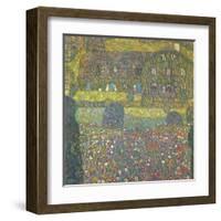 House in Attersee-Gustav Klimt-Framed Art Print