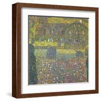 House in Attersee-Gustav Klimt-Framed Art Print