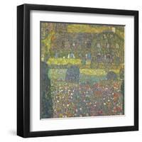 House in Attersee-Gustav Klimt-Framed Art Print