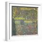 House in Attersee-Gustav Klimt-Framed Art Print