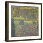 House in Attersee-Gustav Klimt-Framed Art Print