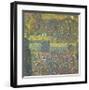 House in Attersee-Gustav Klimt-Framed Giclee Print