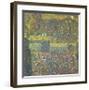 House in Attersee-Gustav Klimt-Framed Giclee Print