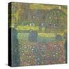 House in Attersee-Gustav Klimt-Stretched Canvas