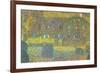 House In Attersee-Gustav Klimt-Framed Premium Giclee Print