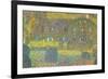 House In Attersee-Gustav Klimt-Framed Premium Giclee Print