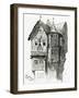 House in Bacharach on the River Rhine, 19th Century-Victor Hugo-Framed Giclee Print