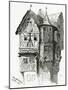 House in Bacharach on the River Rhine, 19th Century-Victor Hugo-Mounted Giclee Print