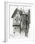 House in Bacharach on the River Rhine, 19th Century-Victor Hugo-Framed Giclee Print