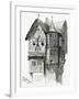 House in Bacharach on the River Rhine, 19th Century-Victor Hugo-Framed Giclee Print