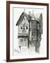 House in Bacharach on the River Rhine, 19th Century-Victor Hugo-Framed Giclee Print