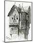 House in Bacharach on the River Rhine, 19th Century-Victor Hugo-Mounted Giclee Print