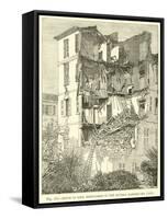 House in Nice, Demolished in the Riviera Earthquake, 1887-null-Framed Stretched Canvas