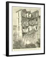 House in Nice, Demolished in the Riviera Earthquake, 1887-null-Framed Giclee Print