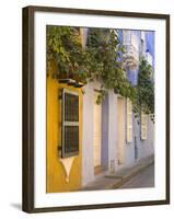 House in Old Walled City District, Cartagena City, Bolivar State, Colombia, South America-Richard Cummins-Framed Photographic Print