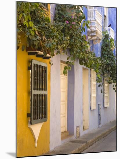 House in Old Walled City District, Cartagena City, Bolivar State, Colombia, South America-Richard Cummins-Mounted Photographic Print