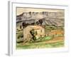 House in Provence, 1886-90-Paul Cézanne-Framed Giclee Print