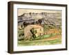 House in Provence, 1886-90-Paul Cézanne-Framed Giclee Print