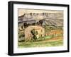 House in Provence, 1886-90-Paul Cézanne-Framed Giclee Print