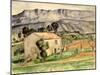 House in Provence, 1886-90-Paul Cézanne-Mounted Giclee Print