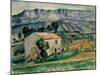 House in Provence - Cezanne, Paul (1839-1906) - 1886-1890 - Oil on Canvas - Indianapolis Museum of-Paul Cezanne-Mounted Giclee Print