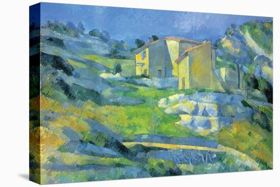 House In Provence-Paul Cézanne-Stretched Canvas